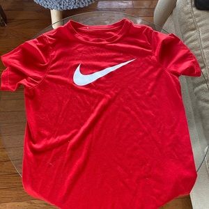 Nike red shirt